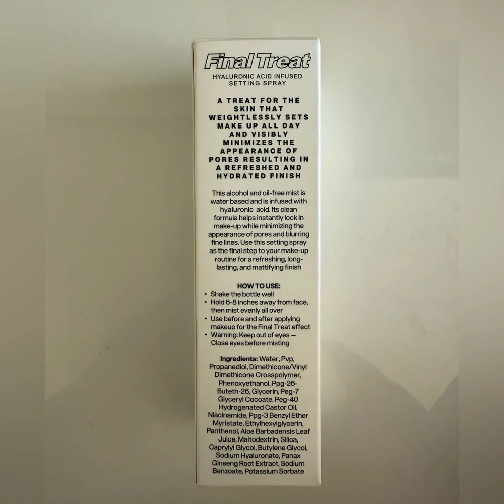 TYS Beauty Final Treat Hyaluronic Acid Setting Spray